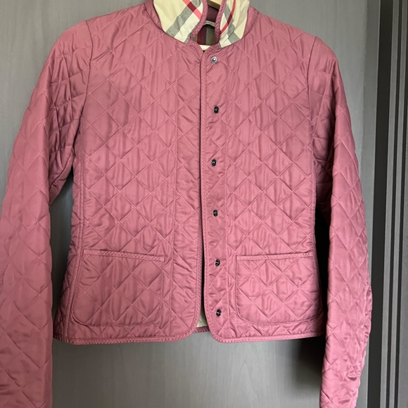 Authentic Burberry Pink Quilted Jacket - Picture 2 of 3